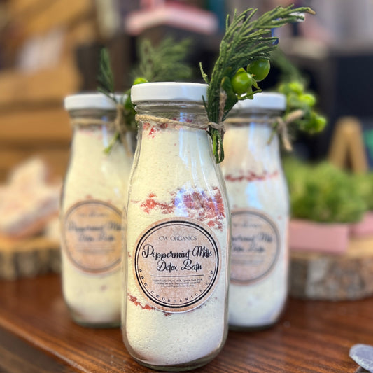 Peppermint Milk Detox Bath