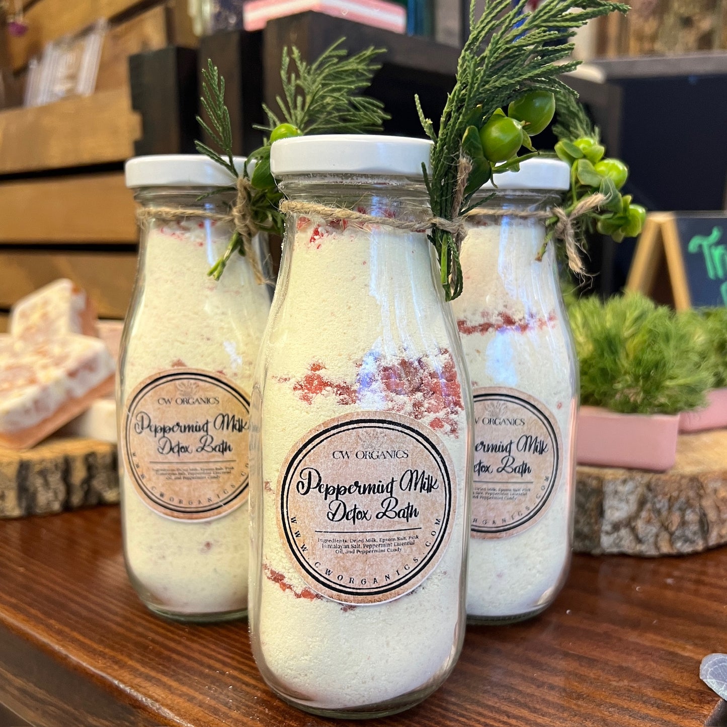 Peppermint Milk Detox Bath