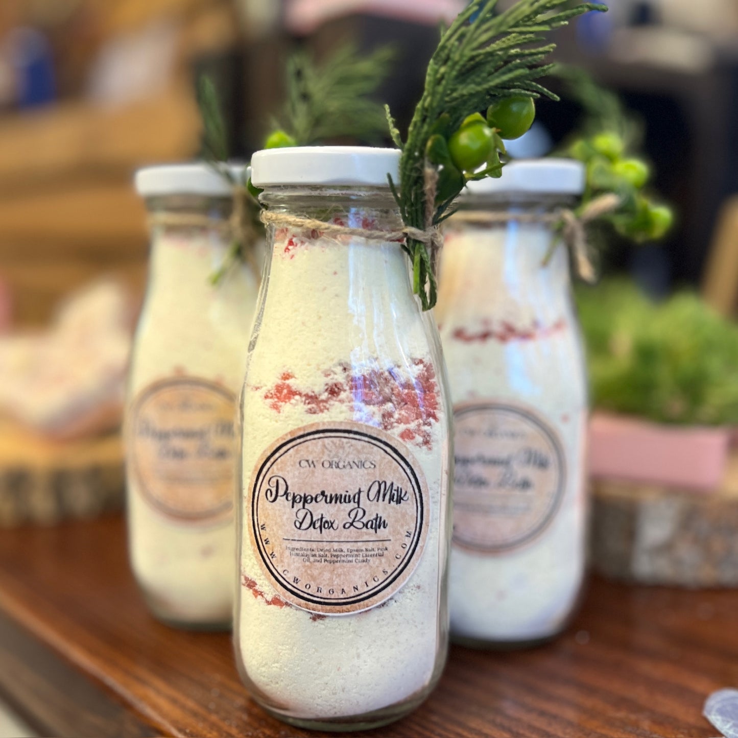 Peppermint Milk Detox Bath